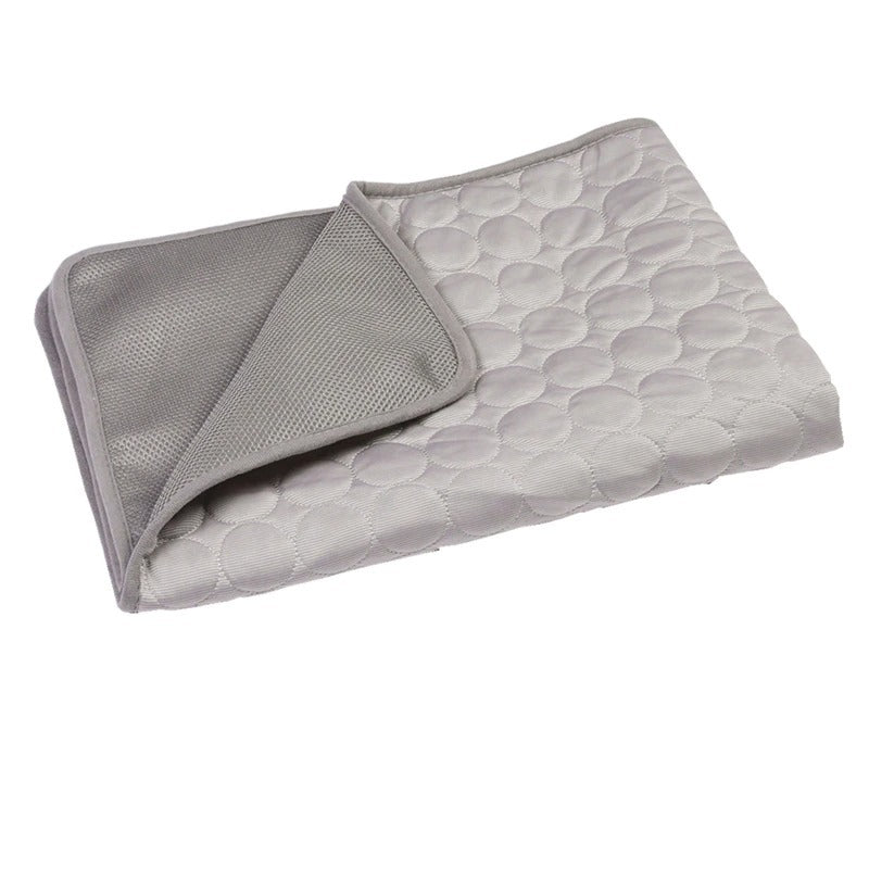 Pet Cooling Pad – Breathable Ice Silk Mat for Dogs