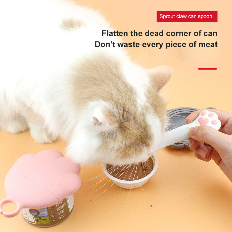 All-in-One Pet Food Spoon & Can Opener for Dogs & Cats