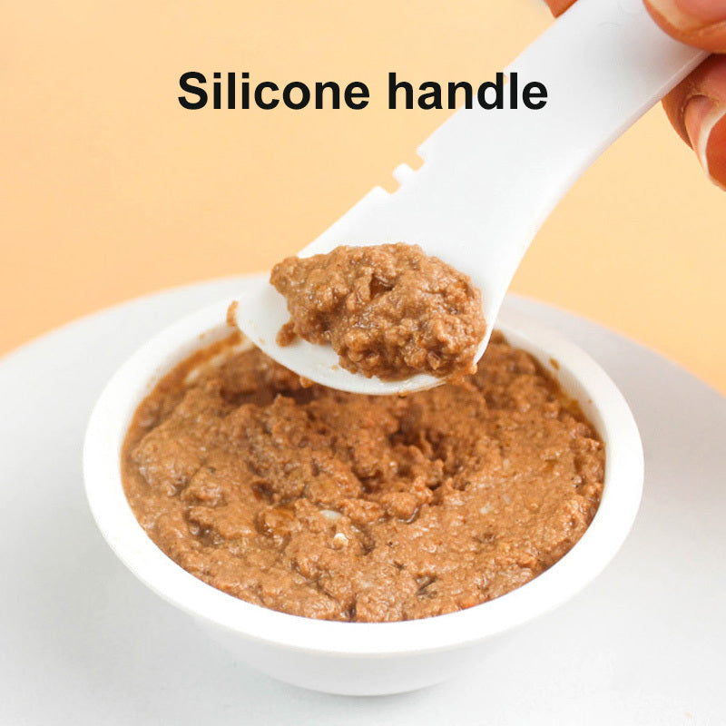 All-in-One Pet Food Spoon & Can Opener for Dogs & Cats
