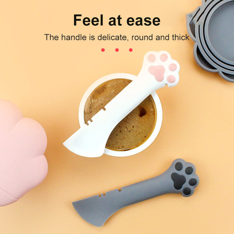 All-in-One Pet Food Spoon & Can Opener for Dogs & Cats