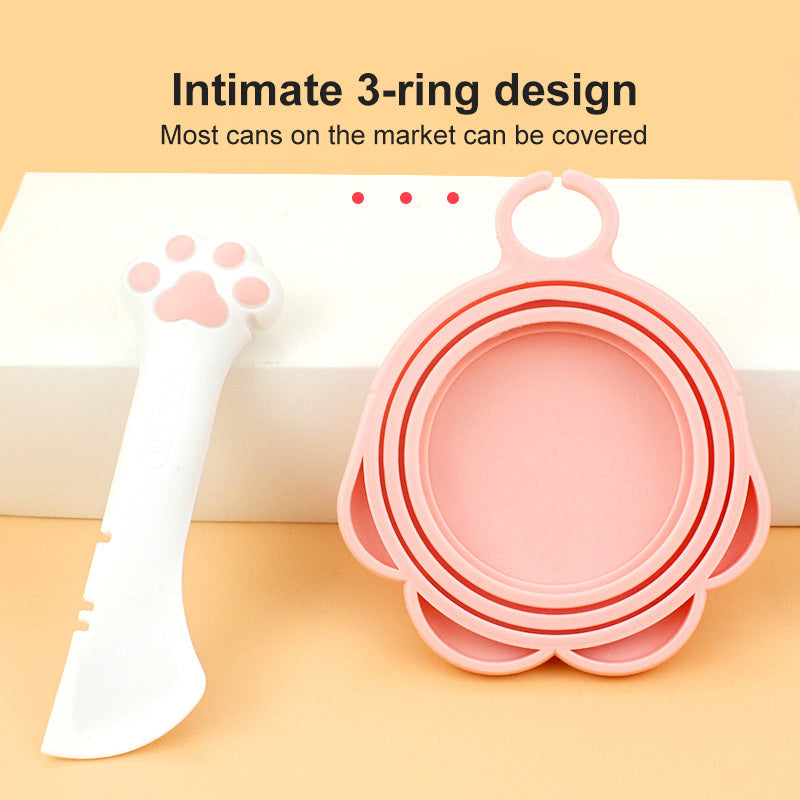 All-in-One Pet Food Spoon & Can Opener for Dogs & Cats