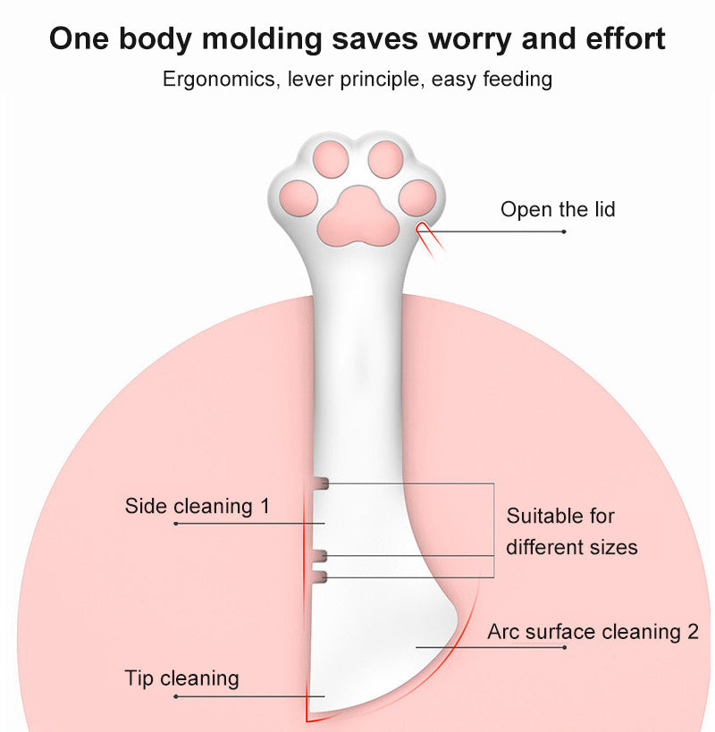All-in-One Pet Food Spoon & Can Opener for Dogs & Cats