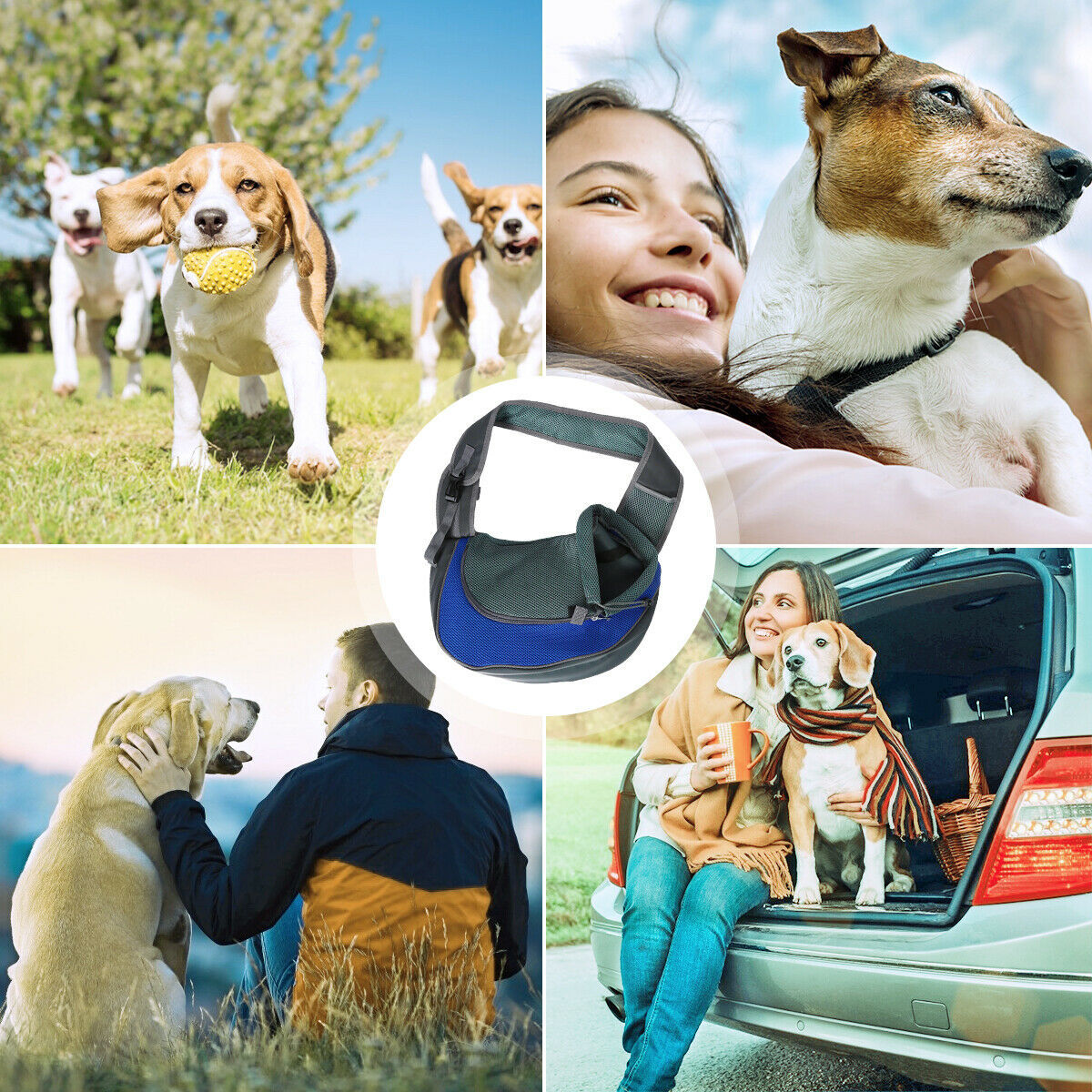 Stylish POPMARKET Dog Carrier Bag for Comfortable Pet Travel