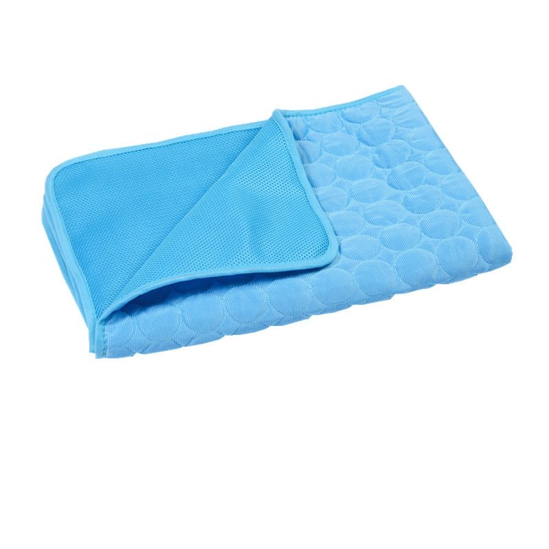 Pet Cooling Pad – Breathable Ice Silk Mat for Dogs