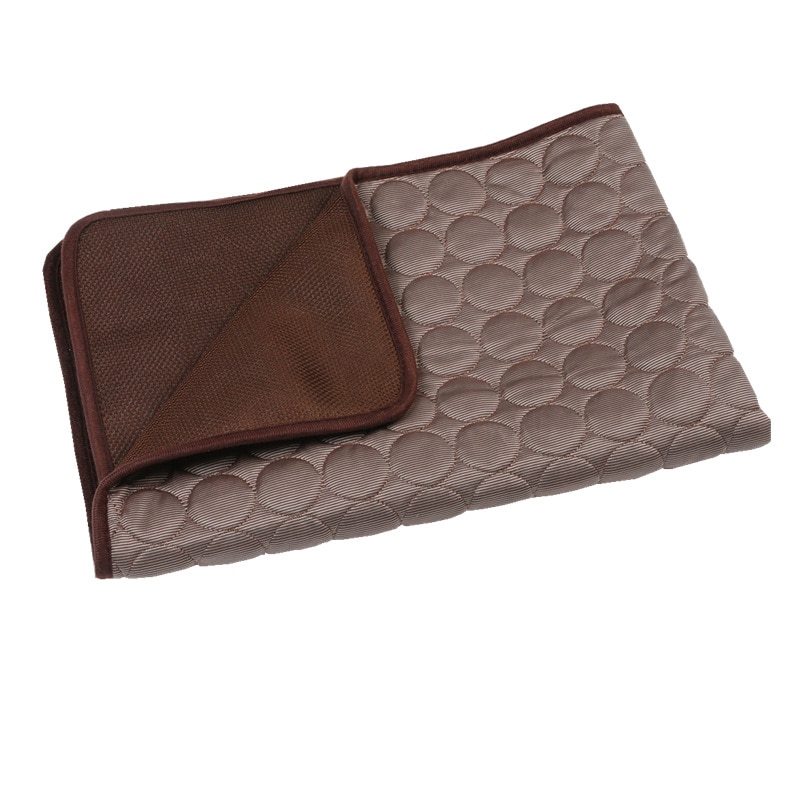 Pet Cooling Pad – Breathable Ice Silk Mat for Dogs