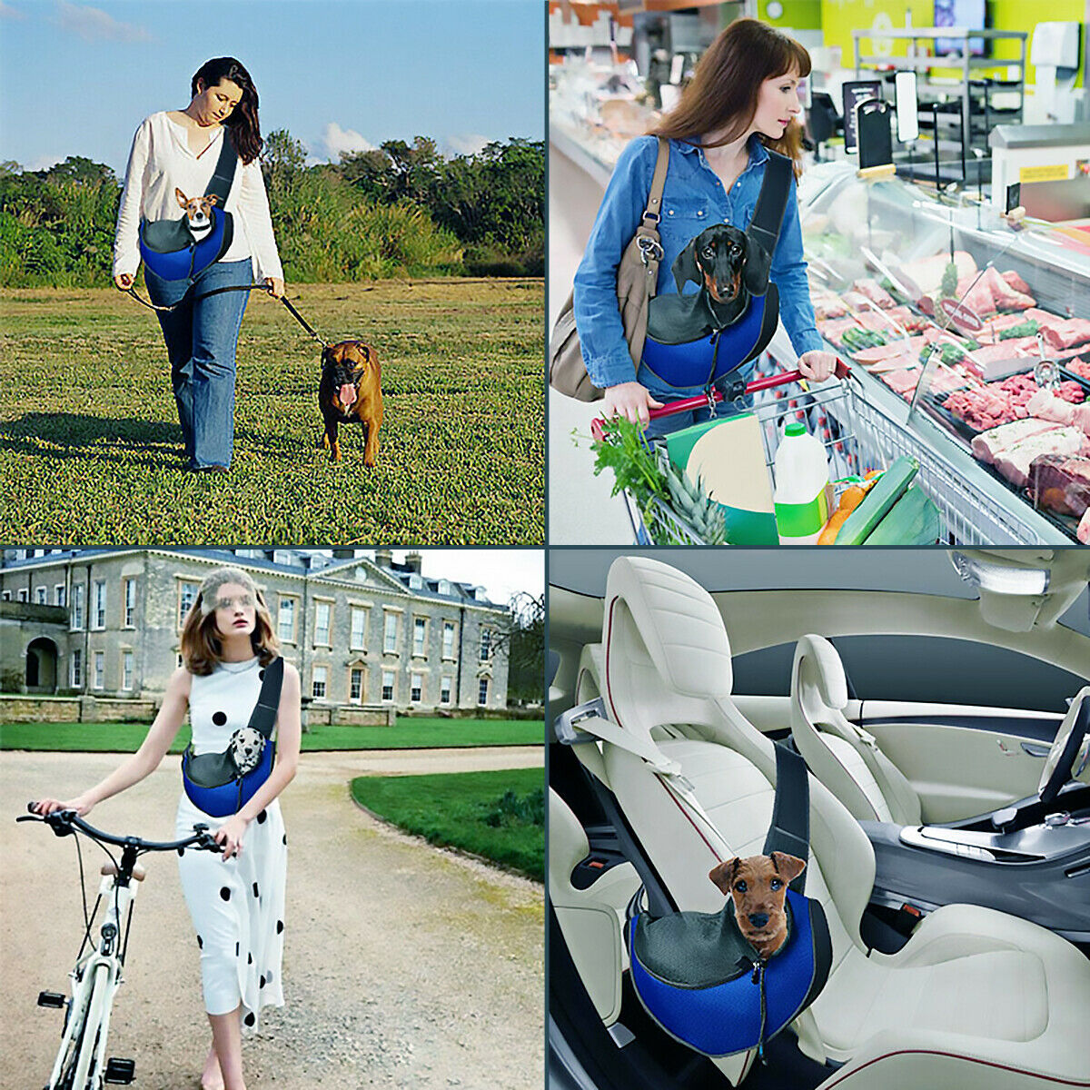 Stylish POPMARKET Dog Carrier Bag for Comfortable Pet Travel