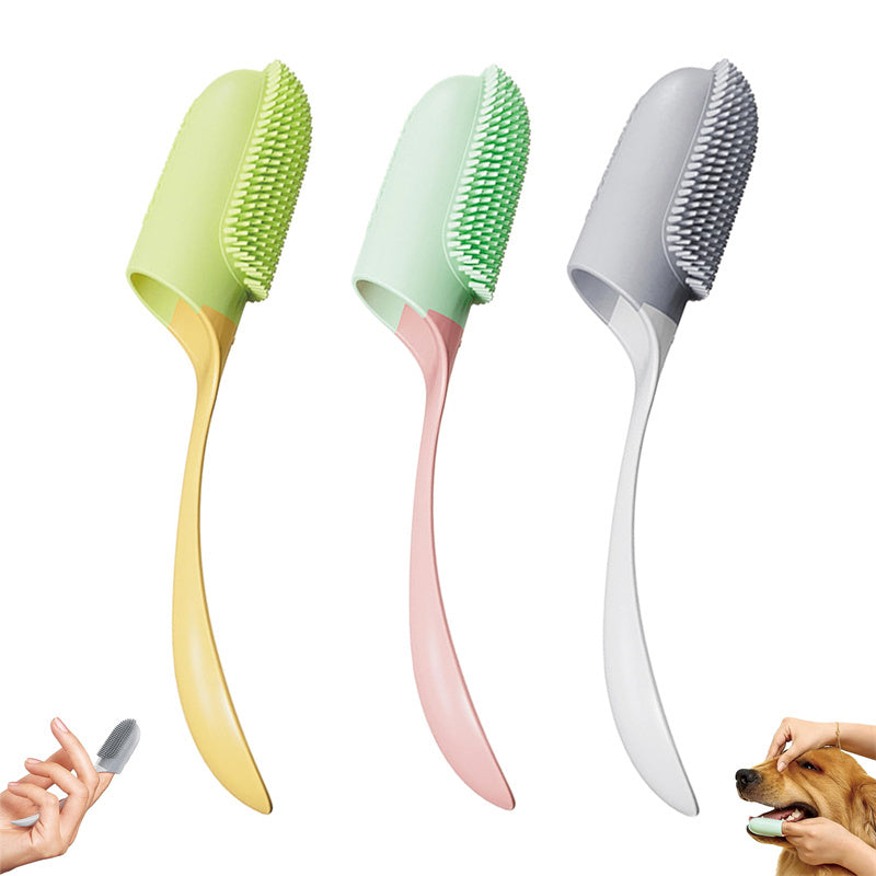 Pet Finger Toothbrush for Dogs and Cats Dental Care