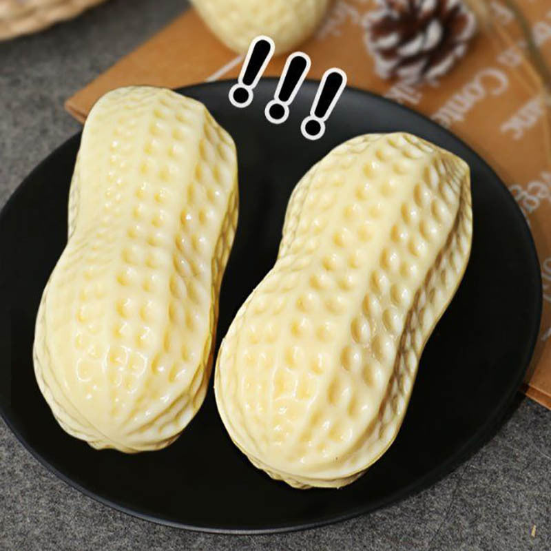 Bite-Resistant Squeaky Peanut Toy for Happy, Healthy Pets